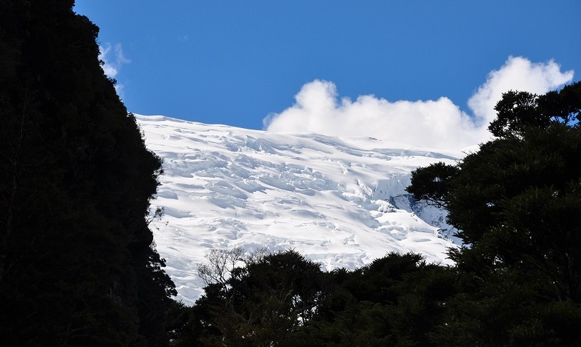 Vue sur le Rob Roy Glacier