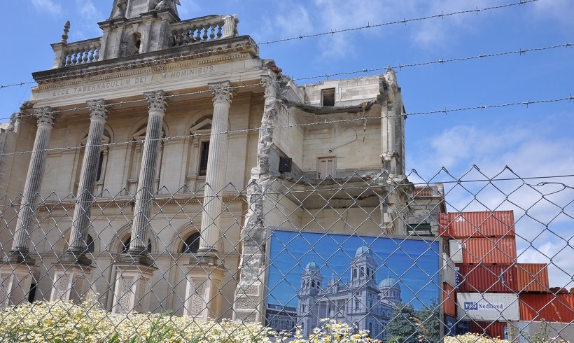 Avant et après le tremblement de terre de Christchurch de 2011